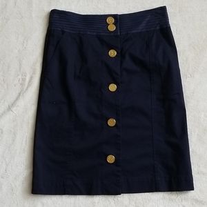 Tory Burch Navy Blue Pencil Skirt - Size 2